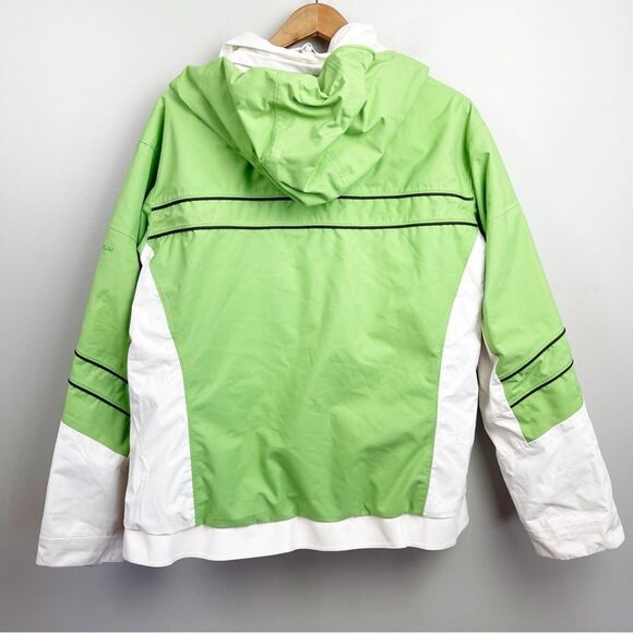 Columbia Titanium Omnitech Waterproof Breathable White Full Zip Jacket Womens XL - Picture 5 of 6